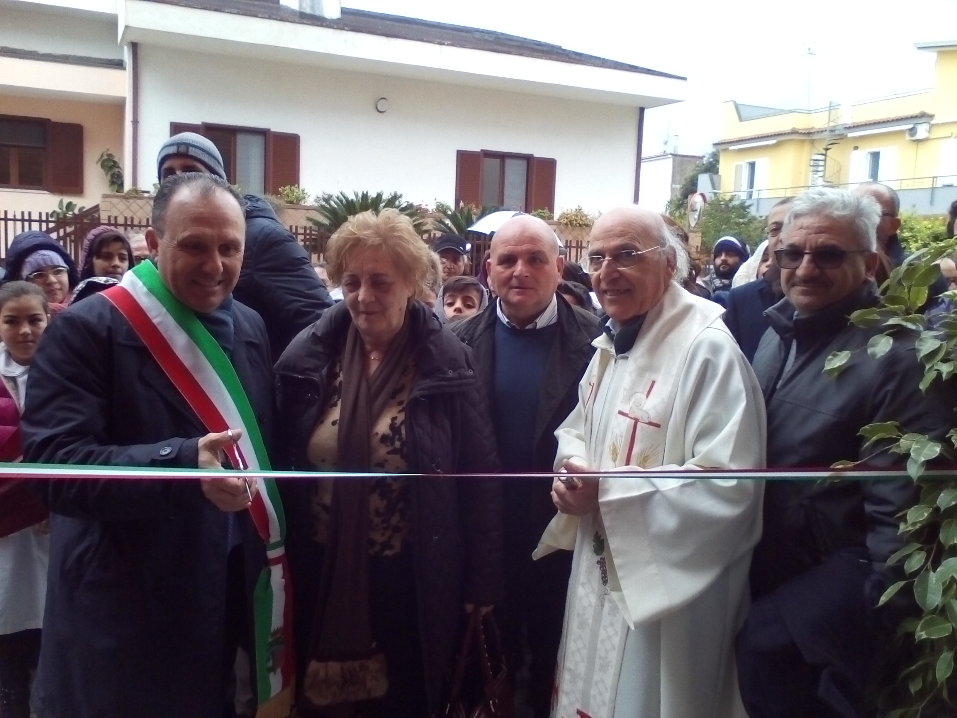 MARIGLIANELLA INAUGURATO IL CENTRO POLIFUNZIONALE PRESSO L'EX CASA COMUNALE DI VIA DANTE ALIGHIERI.